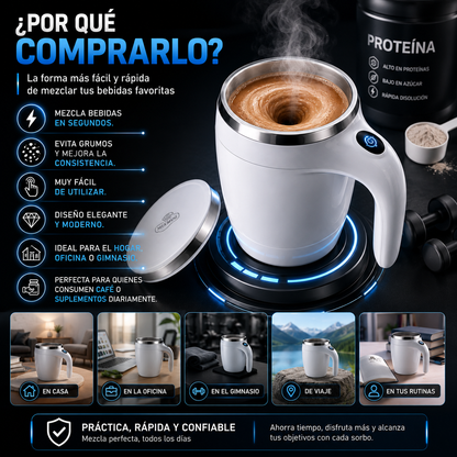 ☕ Taza de Agitación Eléctrica Automática