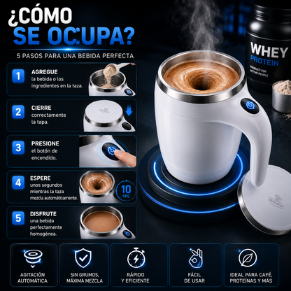 ☕ Taza de Agitación Eléctrica Automática