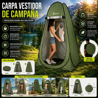 Carpa Tienda De Campaña Vestidor Camping