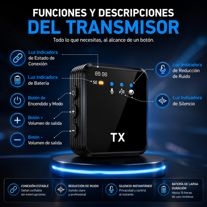 Micrófono Inalámbrico F11-2 Pro Max