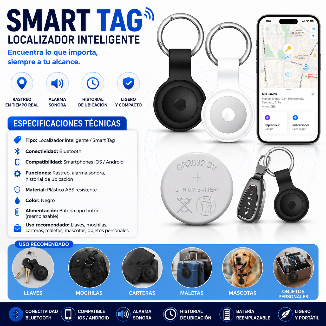 LOCALIZADOR INTELIGENTE SMART TAG