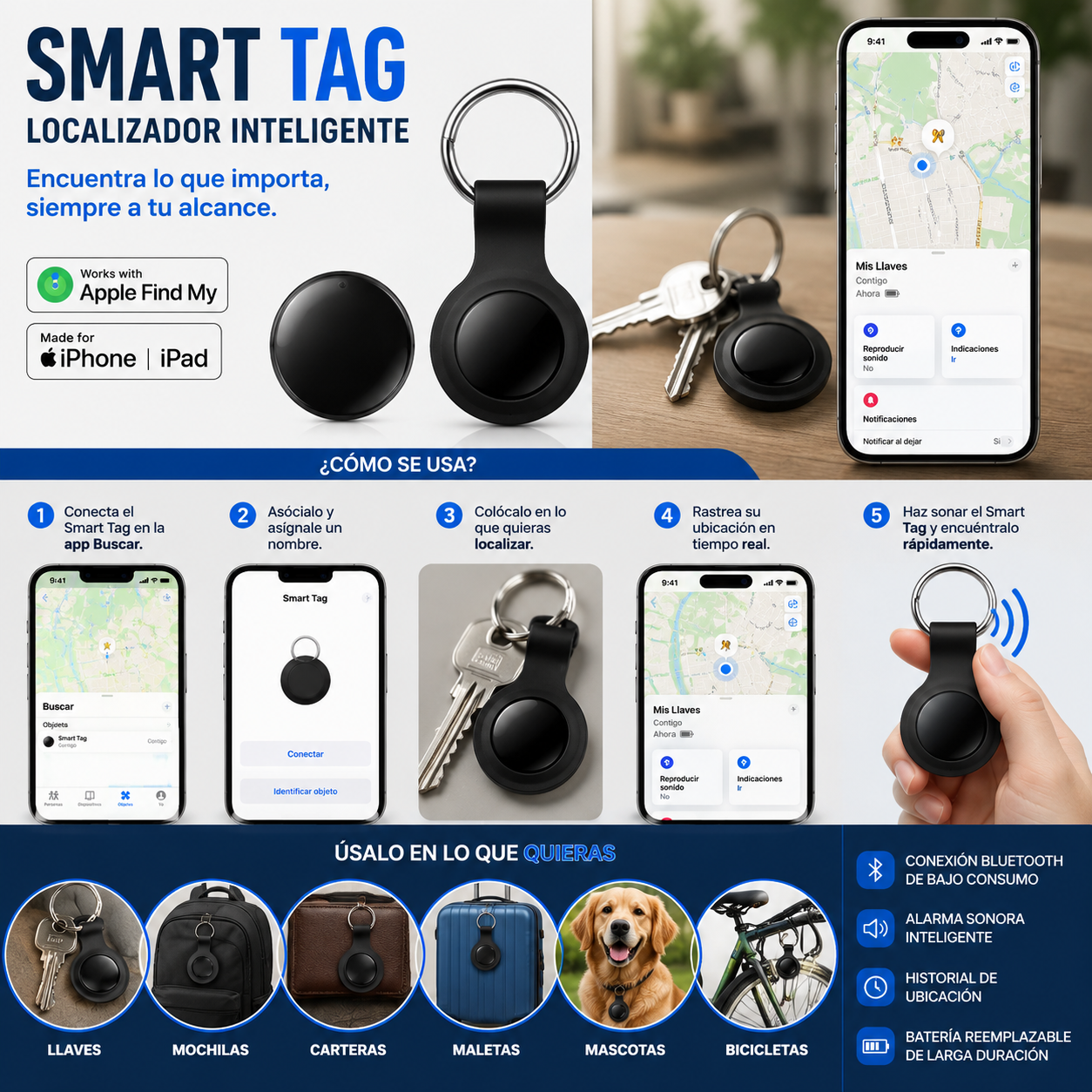 LOCALIZADOR INTELIGENTE SMART TAG