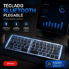 TECLADO BLUETOOTH PLEGABLE METÁLICO