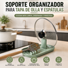 Soporte Organizador para Tapa de Olla y Espátulas