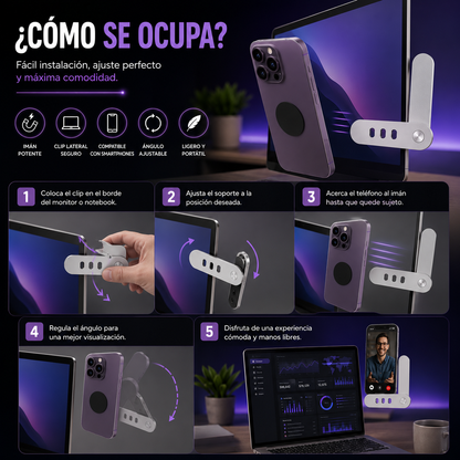 Soporte Magnético para Teléfono Portáti