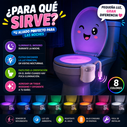 Luz con Sensor para Inodoro