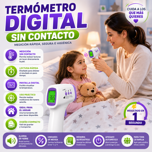 Termómetro Digital Sin Contacto