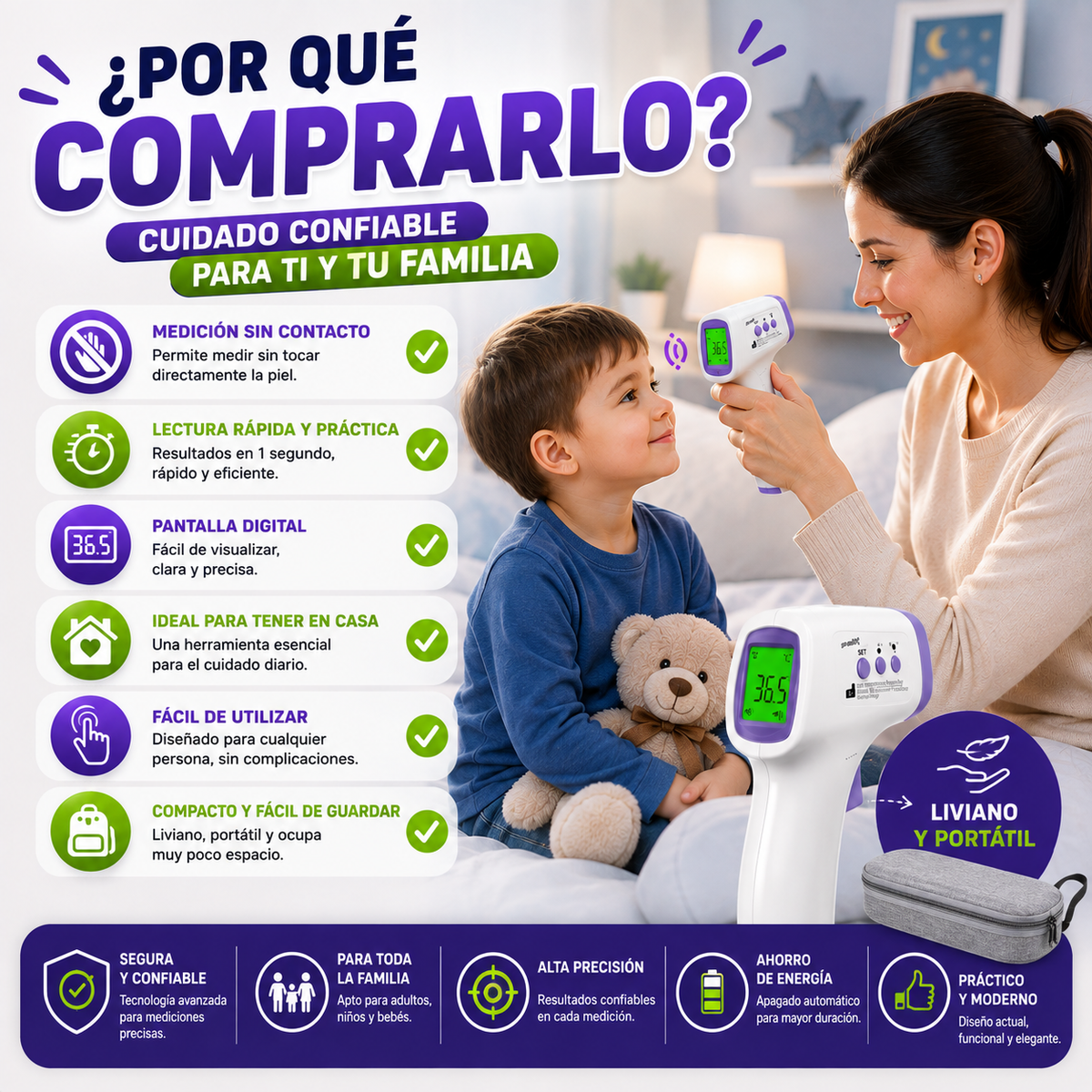 Termómetro Digital Sin Contacto