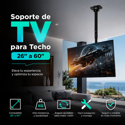 Soporte de TV para Techo 26" a 60"
