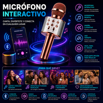 Micrófono Interactivo 🎤🎶