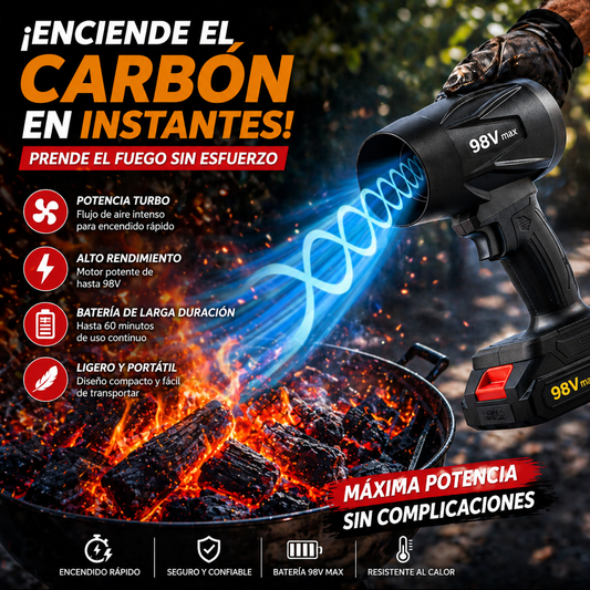 🔥 Soplador de Aire Turbo Inalámbrico – Potencia y Versatilidad en tus Manos