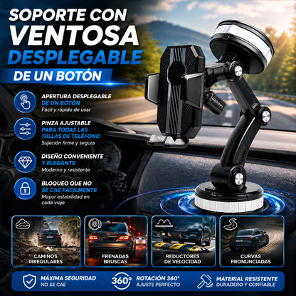 Soporte Celular 360° para Auto y cualquier superficie