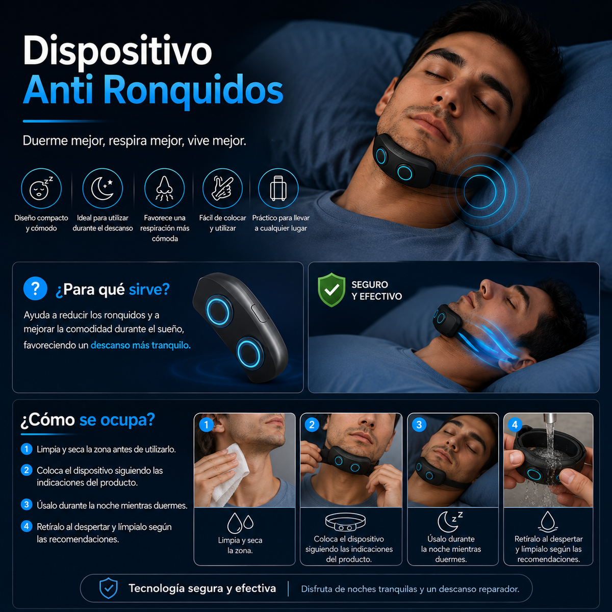 Dispositivo Anti Ronquidos