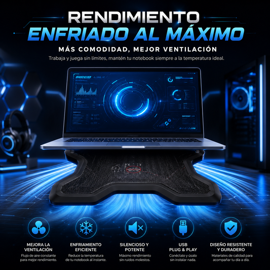 Base para Notebook con Ventilador LA263