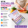 Set de Cuchillos Premium 6 Piezas Multicolor