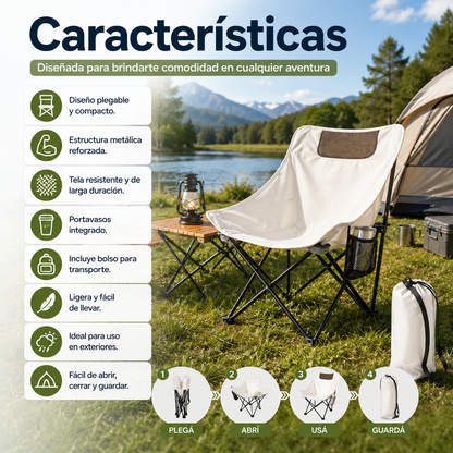 Silla Plegable De Exterior Camping