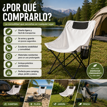 Silla Plegable De Exterior Camping