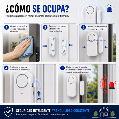 Alarma Sensor Magnético para Puertas