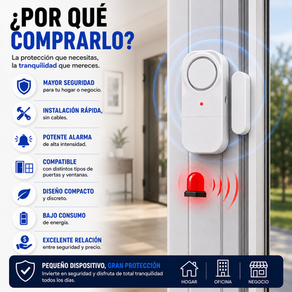 Alarma Sensor Magnético para Puertas