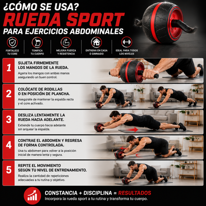 Rueda Sport Ejercicios Abdominales