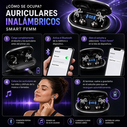 Auriculares Inalámbricos Smart Femm