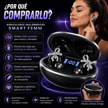 Auriculares Inalámbricos Smart Femm