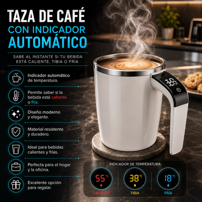 Taza de Café con Indicador Automátic