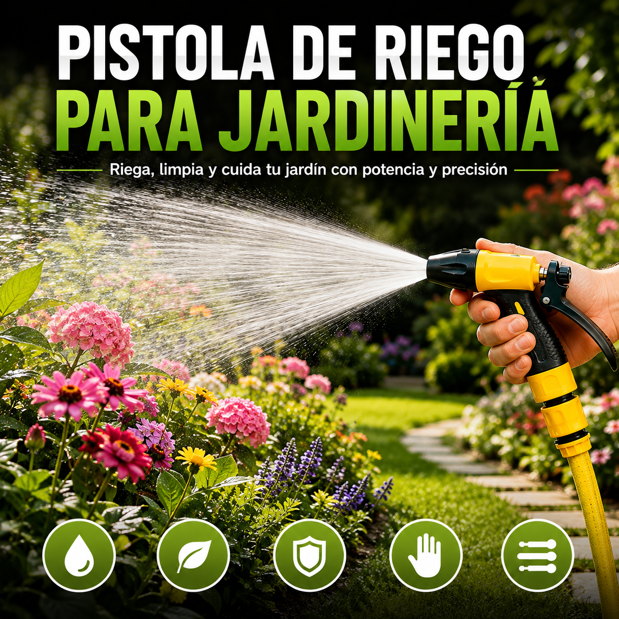 Juego de Pistola de Riego para Jardinería