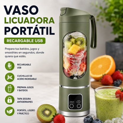 Vaso Licuadora Portátil Recargable USB