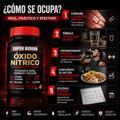 Óxido Nítrico Energía, Rendimiento y Salud