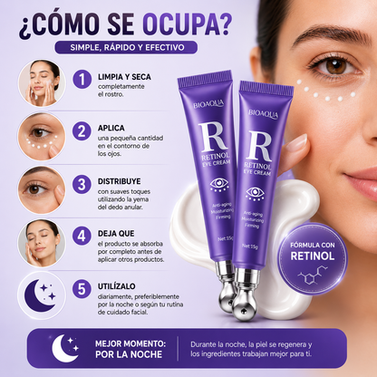 Pack 2 Contorno de Ojos Retinol Bioaqua