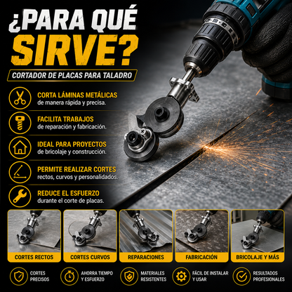 Cortador de Placas para Taladro