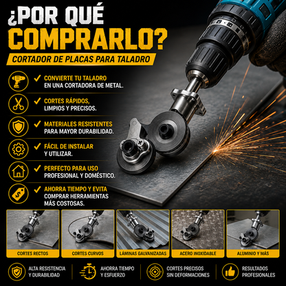 Cortador de Placas para Taladro
