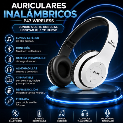 Auriculares Inalámbricos P47 Wireless