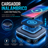 Cargador Inalámbrico LED Retráctil
