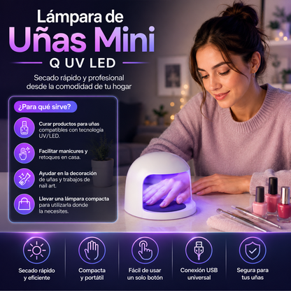 Lámpara de Uñas Mini Q UV LED