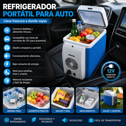 🚗 Refrigerador Portátil para Auto