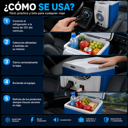 🚗 Refrigerador Portátil para Auto
