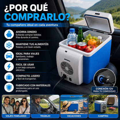 🚗 Refrigerador Portátil para Auto