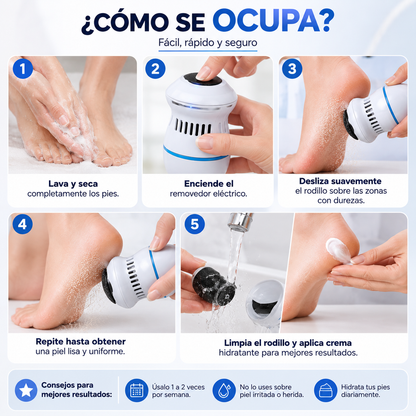 🦶 Removedor de Callos Eléctrico Profesional