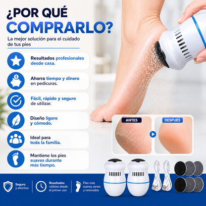 🦶 Removedor de Callos Eléctrico Profesional