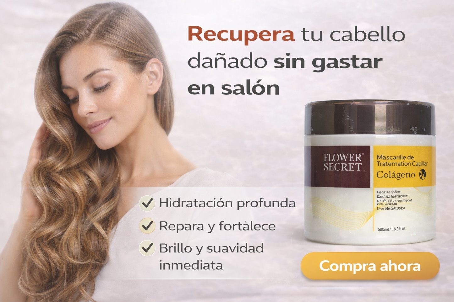Mascarilla Capilar Flower Secret Colágeno 500ml