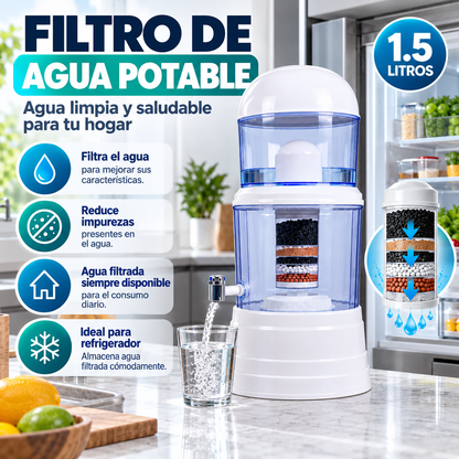 Filtro de Agua Potable 1.5 Litros