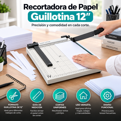 Recortadora de Papel Guillotina 12"