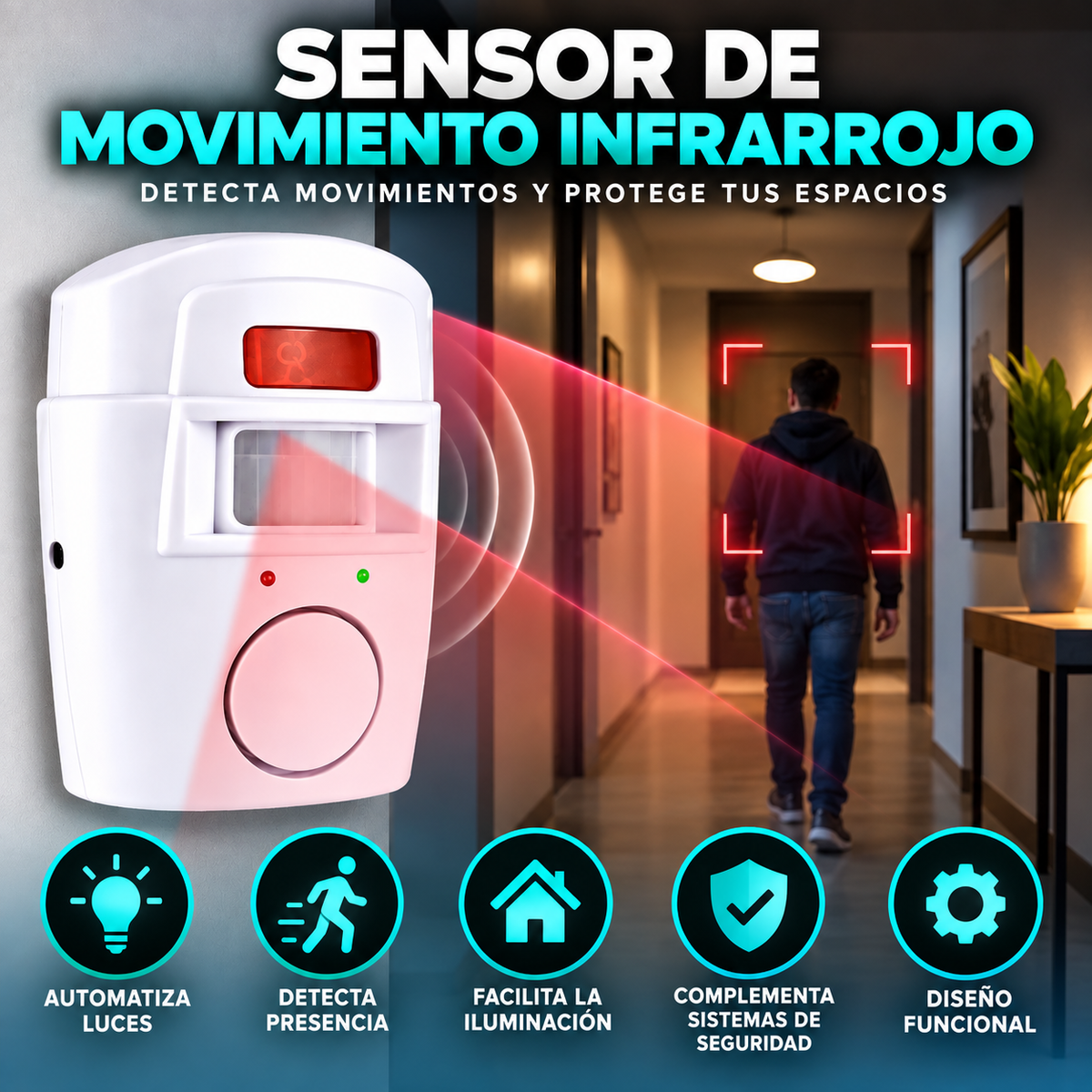 Sensor de Movimiento Infrarrojo