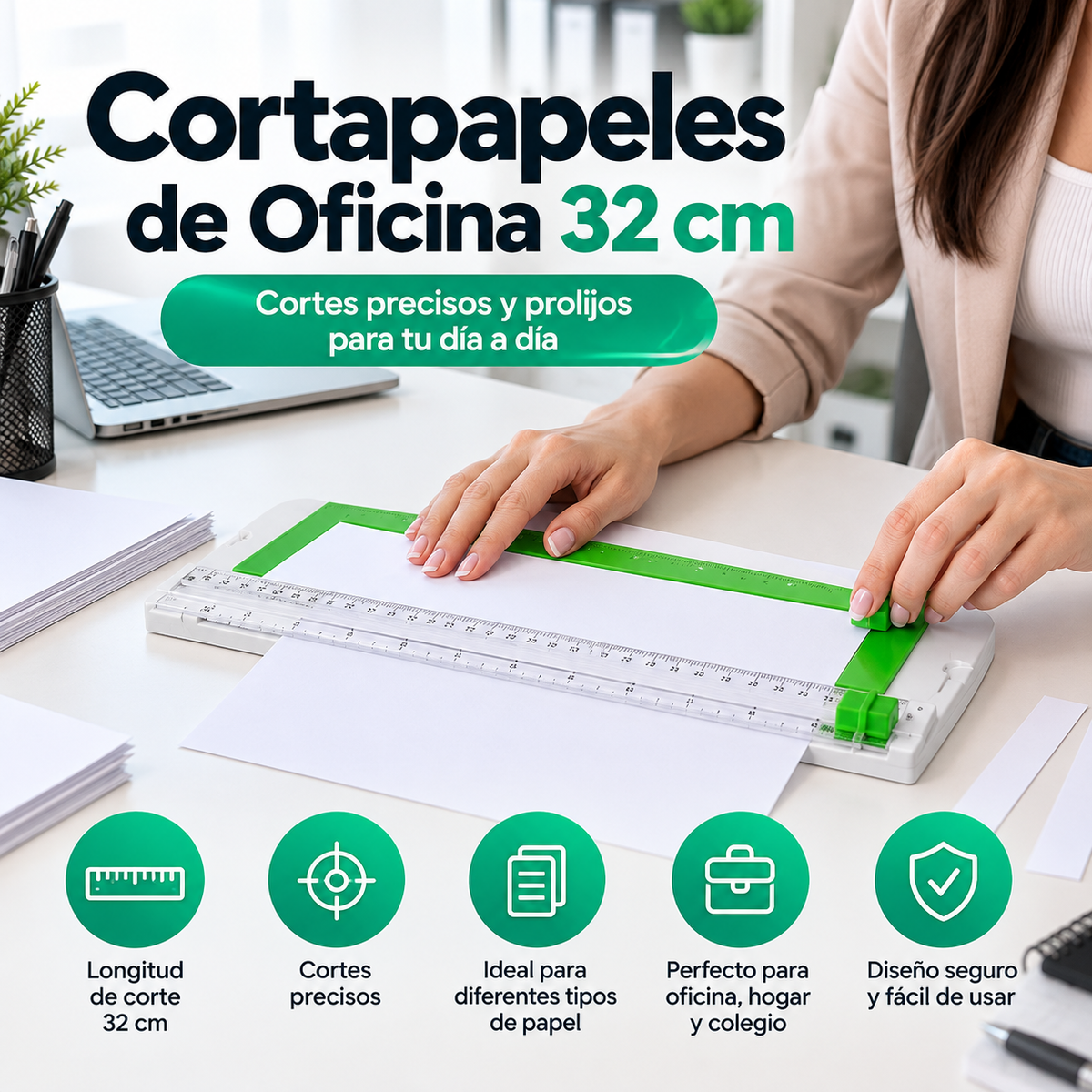 Cortapapeles de Oficina 32 cm