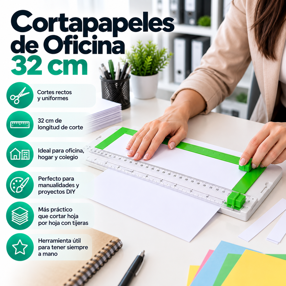 Cortapapeles de Oficina 32 cm
