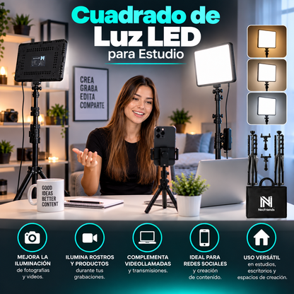 Cuadrado de Luz LED para Estudio
