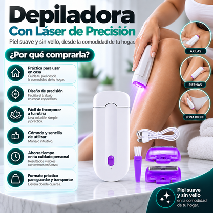 Depiladora Con Láser de Precisión