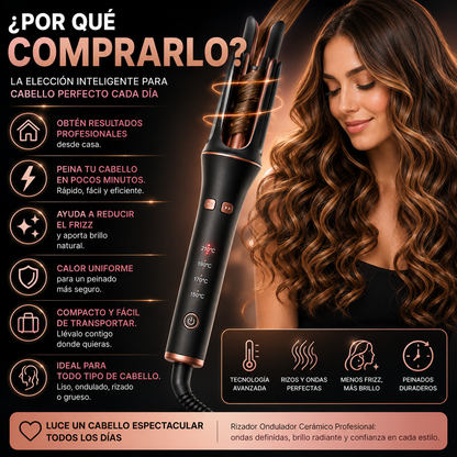 💇‍♀️ Rizador Ondulador Cerámico Profesional